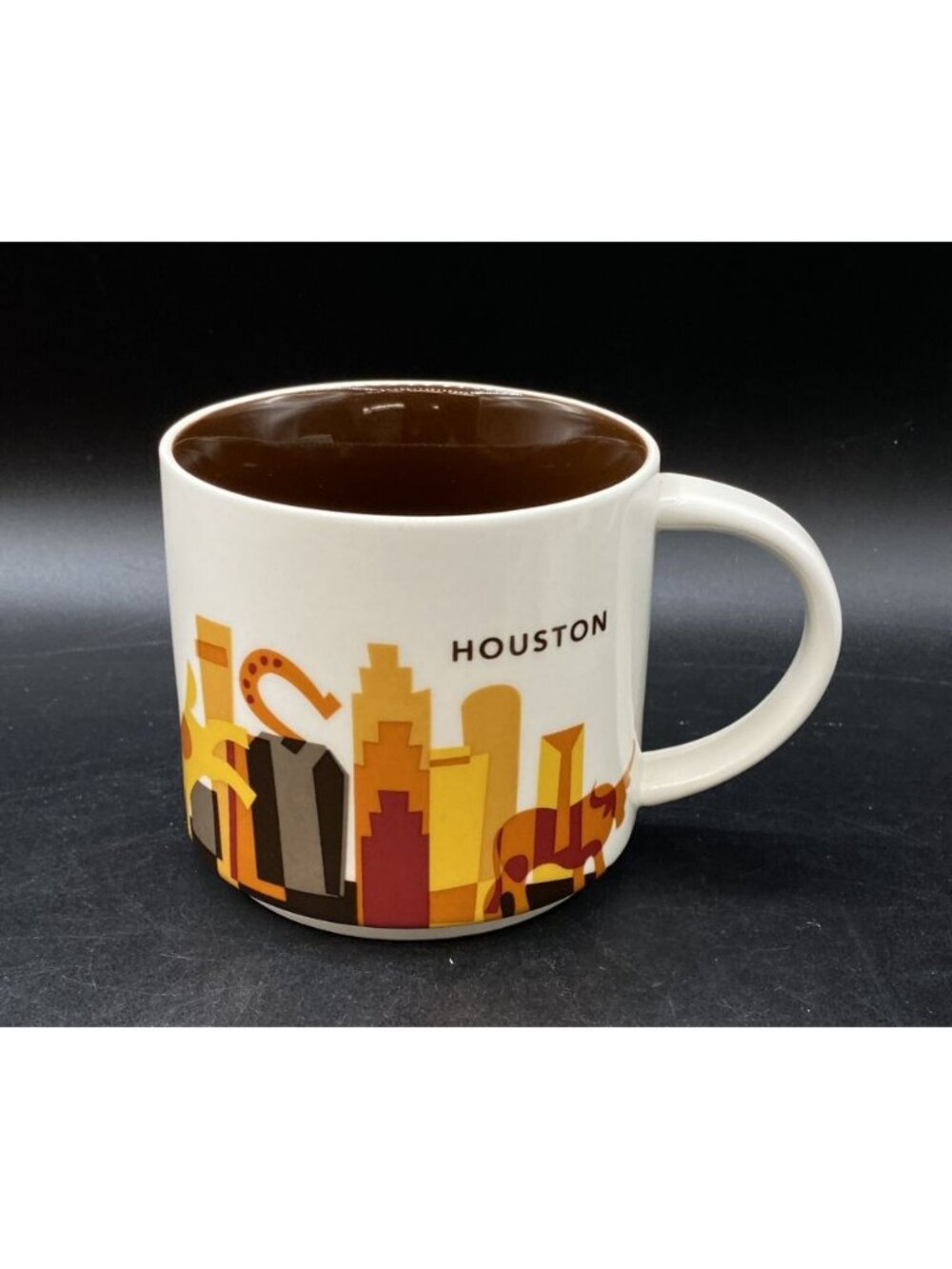 YAH Starbucks Houston Texas You Are Here Coffee Mug 14 Oz